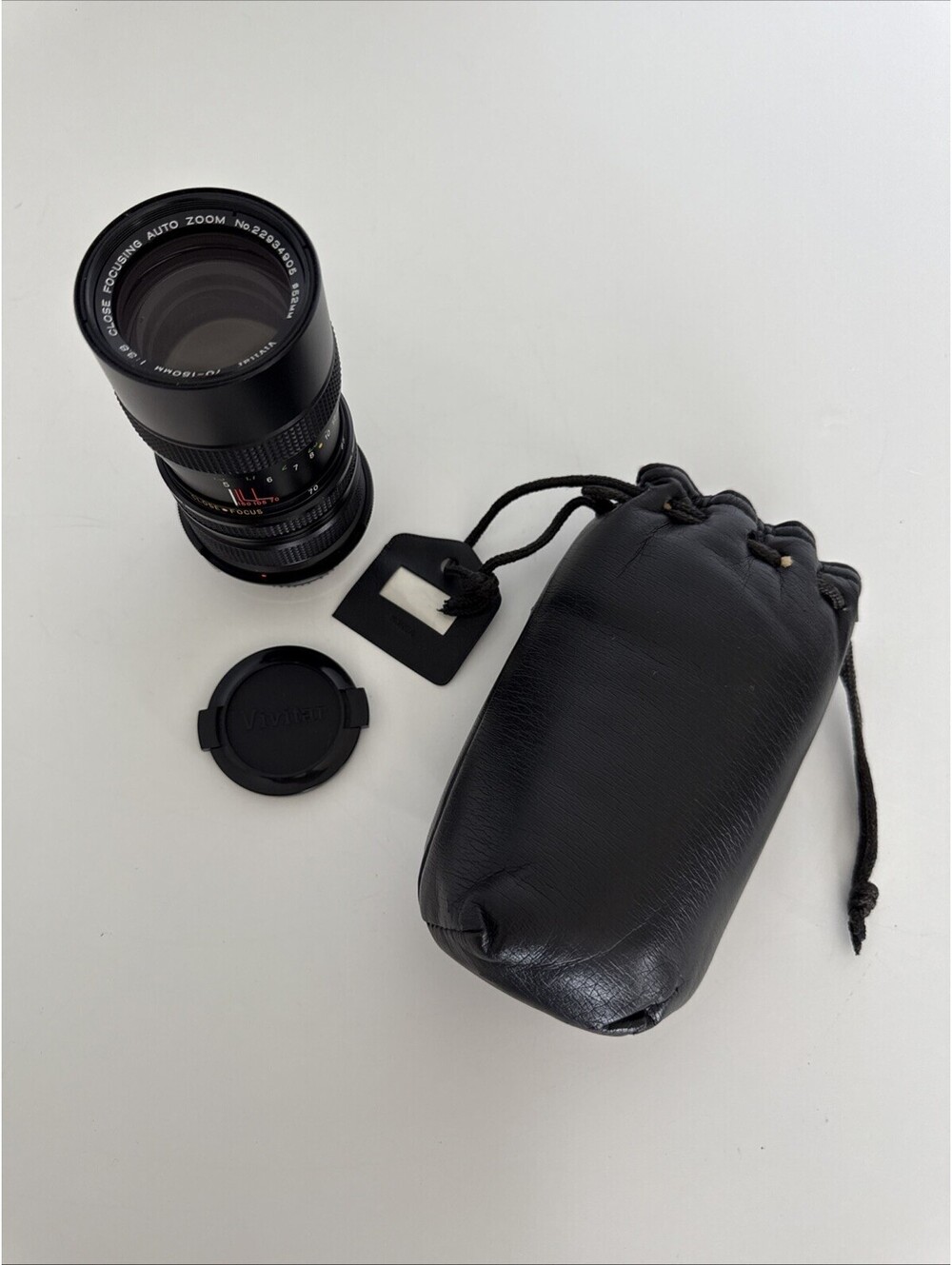VIVITAR Close Focusing Auto Zoom Lens 70mm-150mm 1:3.8 Made in Japan 52mm W Case
